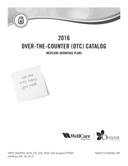 over-the-counter (otc) catalog 2016