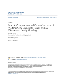 Isostatic Compensation and Conduit Structures of Western Pacific