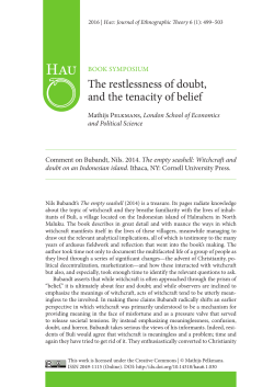 The restlessness of doubt, and the tenacity of belief