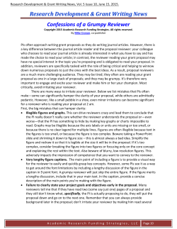 Confessions of a Grumpy Reviewer