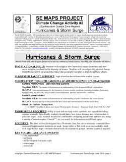 Hurricanes and Storm Surge