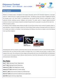 Key Dates Description