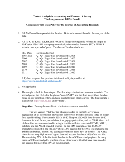 Textual Analysis in Accounting and Finance