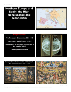 NE Spain 16th cent