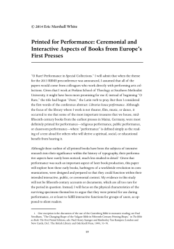 this PDF file - RBM: A Journal of Rare Books, Manuscripts