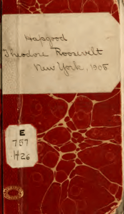 Theodore Roosevelt by Norman Hapgood