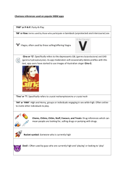 Chemsex references used on popular MSM apps `PNP` or P-N