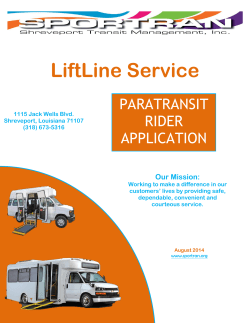 LiftLine Application