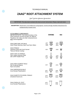 zaag&reg; root attachment system