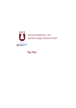 UGS Equipment Overview PDF&hellip; - Untergrundspeicher