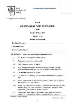 Level 2 R2104 June 2015 past paper