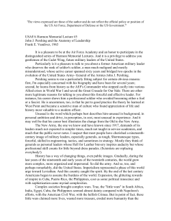 05, John J. Pershing and the Anatomy of Leadership., Frank E