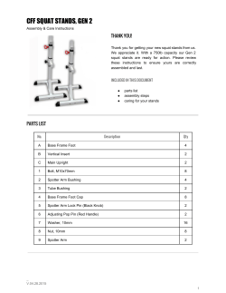 cff squat stands, gen 2 - Christian`s Fitness Factory