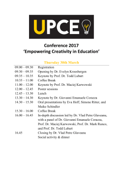 Here - Utrecht Platform for Creativity in Education