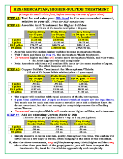 MERCAPTAN (The Stinkies) TREATMENT