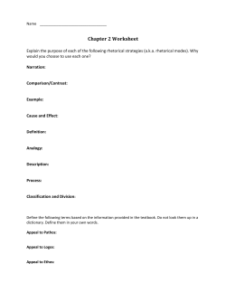 Chapter 2 Worksheet