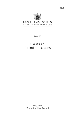 Costs in Criminal Cases