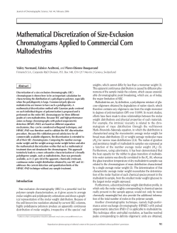 Mathematical Discretization of Size
