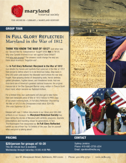 Experiential Tours - Maryland Historical Society