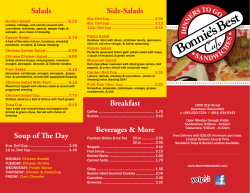 Side-Salads - Bonnie`s Best Cafe