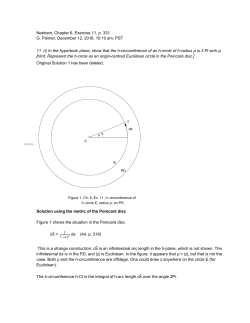 Neeham, Chapter 6, Exercise 11, p. 331. G. Palmer, December 12