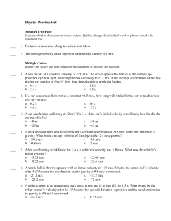 Practice Test and Key