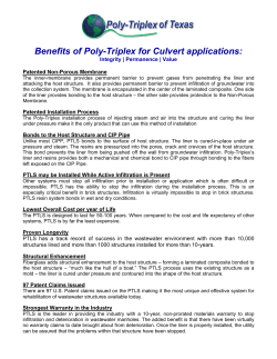 Benefits of Poly-Triplex for Culvert applications - Poly