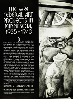 The WPA Federal Arts Projects in Minnesota, 1935-1943