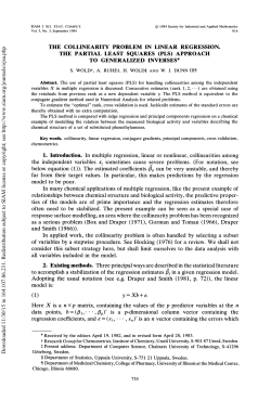 (PLS) Approach to Generalized Inverses