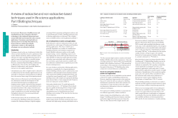 A review of radioactive and non-radioactive
