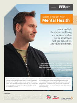 Taking care of Your Mental Health