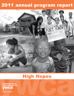 2011 annual program report High Hopes