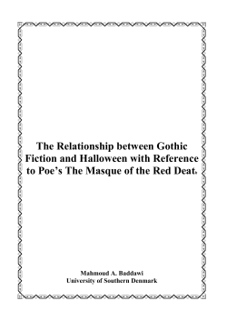 The Relationship between Gothic Fiction and Halloween with