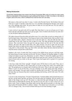 My name is Alice and I am clear 13 years. I work in the Powder