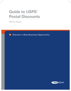 Guide to USPS Postal Discounts