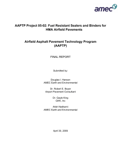 AAPTP Project 05-02: Fuel Resistant Sealers and Binders for HMA