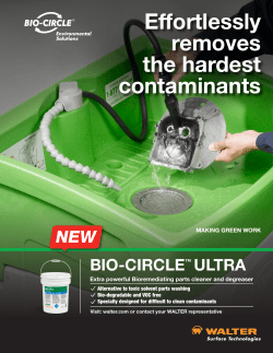 Effortlessly removes the hardest contaminants