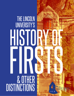 a myriad of firsts to its credit