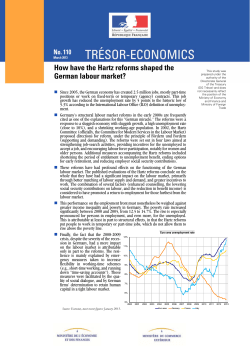 How have the Hartz reforms shaped the German labour market?