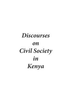 Discourses on Strengthening Civil Society - Heinrich-Böll