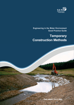 Temporary Construction Methods