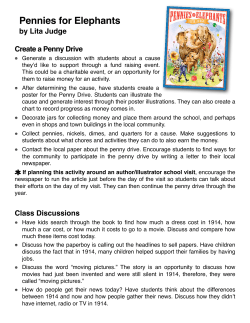 Pennies for Elephants