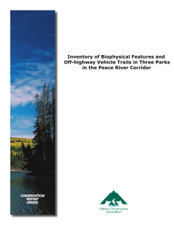 Inventory of Biophysical Features and Off