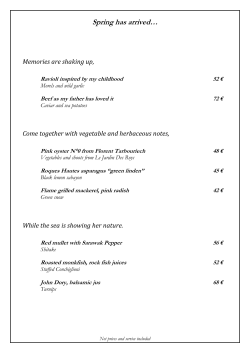 Spring has arrived&hellip; - Auberge du Jeu de Paume