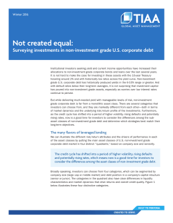 Not created equal