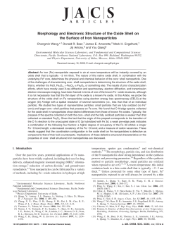 Morphology and Electronic Structure of the Oxide Shell on the