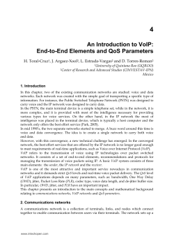 An Introduction to VoIP: End-to-End Elements and