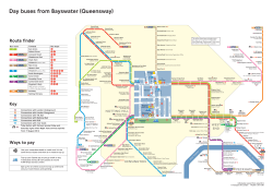 Buses from Bayswater (Queensway)