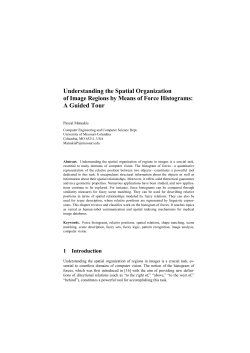 Understanding the Spatial Organization of Image Regions by Means