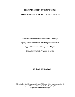 Fadi dissertation - Edinburgh Research Archive